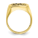 10K Yellow Gold Men's Diamond and Black Onyx DAD Ring