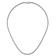 Rhodium Over Sterling Silver Polished 2.1mm Franco 20 Inch Chain