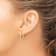 Twist Hoop Earrings In 10K Gold