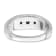 Rhodium Over 14K White Gold Lab Grown Diamond SI1/SI2, G H I, Men's Ring