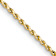 14k Yellow Gold 2mm Diamond-Cut Rope 16 Inch Chain