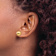 14k Yellow Gold Polished 9mm Ball Stud Earrings