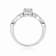 Moissanite Sterling Silver Ring, 0.74ctw