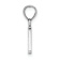 Rhodium Over 14k White Gold Polished Block Letter I Initial Pendant
