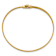 14K Yellow Gold Polished and Satin 4mm 7.5-inch Reversible Omega Bracelet