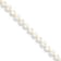 14k Yellow Gold 3-4mm White Near Round Freshwater Cultured Pearl Bracelet