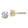 14K Yellow Gold 1.25ct. 5.5mm Round G H I True Light Moissanite
Screwback Earrings