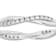 Moissanite Stackable Set Of 3 Rings In Sterling Silver