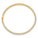 14K Two-tone Gold 4.75mm Criss-Cross Children's Hinged Bangle