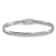 Rhodium Over Sterling Silver Polished 5.85mm Link Bracelet
