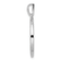 14K White Gold Gatsby Diamond Initial A Charm