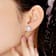 Lace CZ Stud Earrings In Sterling Silver