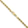 14k Yellow Gold 3.25mm Solid Diamond-Cut Rope 26 Inch Chain