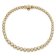 14K Yellow Gold Lab Grown Diamond Bezel Set Tennis Bracelet