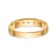 14K Yellow Gold AA Quality Ladies Wedding Band 0.05ctw