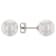 8-9mm Cultured Akoya Pearl Stud Earrings in Sterling Silver