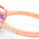 11x9mm Oval Amethyst and White CZ 18K Rose Gold Over Sterling Silver
Ring, 3.11ctw