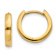 14k Yellow Gold 5/16" Round Hinged Hoop Earrings