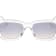 Guess Crystal Clear Frame / Gradient Blue Lenses Sunglasses
