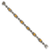 Sterling Silver with 14K Gold Over Sterling Silver Accent Oxidized
Citrine Bracelet