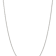 Rhodium Over Sterling Silver .9mm Box Chain Necklace