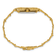 14k Yellow Gold Ladies Rectangular Champagne 15x31mm Dial Solid Nugget Watch