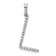 Rhodium Over 14K White Gold Diamond Letter L Initial Pendant