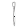 14K White Gold Gatsby Diamond Initial M Charm