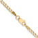 14k Yellow Gold 2.5mm Semi-Solid Curb Link Chain 26"