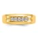 14K Yellow Gold Lab Grown Diamond SI1/SI2, G H I, Men's Ring