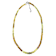 Multi-Color Garnet Beaded Necklace In Sterling Silver