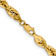 14k Yellow Gold 5.4mm Rope Link 22 Inch Chain