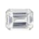 White Sapphire Loose Gemstone Unheated 10.9x8.36mm Emerald Cut 5.11ct