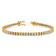 14k Yellow Gold Illusion Setting Diamond Bracelet