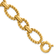 14K Yellow Gold Mixed Twisted Link 8-inch Bracelet