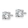 14K White Gold Lab Grown Diamond 1 1/4ctw VS/SI GH 4 Prong Earrings