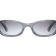 Chanel Transparent Black Gray Frame / Gray Gradient Lens Sunglasses