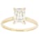 Lab-Grown Diamond Emerald-Cut Solitaire Ring In 14K Gold 2.00ct
