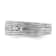 Rhodium Over 14K White Gold Lab Grown Diamond SI1/SI2, G H I, Polish and
Satin Men's Ring