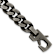 Stainless Steel Antiqued and Brushed 14mm Curb Link Bracelet