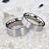 SOLAR Flat Profile Brushed Finish Men’s Titanium Wedding Band 8mm