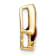 10k Yellow Gold 0.52 ctw Cushion Amethyst and Diamond Chain Slide Pendant