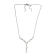 Sterling Silver Ethiopian Opal and White Zircon Necklace 3.85ctw