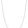 Rhodium Over 10k White Gold 0.9mm Solid Diamond-Cut Round Open Link
Cable 18 Inch Chain