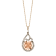 3.43ctw Morganite and Diamond Pendant in 14k Rose Gold