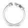 Rhodium Over 14K White Gold Lab Grown Diamond VS/SI GH, Initial W
Adjustable Ring