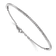 Rhodium Over 14K White Gold Lab Grown Diamond Bangle Bracelet 0.50ctw