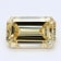 2.00ct Yellow Emerald Cut Lab-Grown Diamond VS2 Clarity IGI Certified