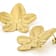 Gold-Tone Oversize Flower Earrings