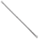 Rhodium Over Sterling Silver Polished 5.0mm Box 8 Inch Chain
